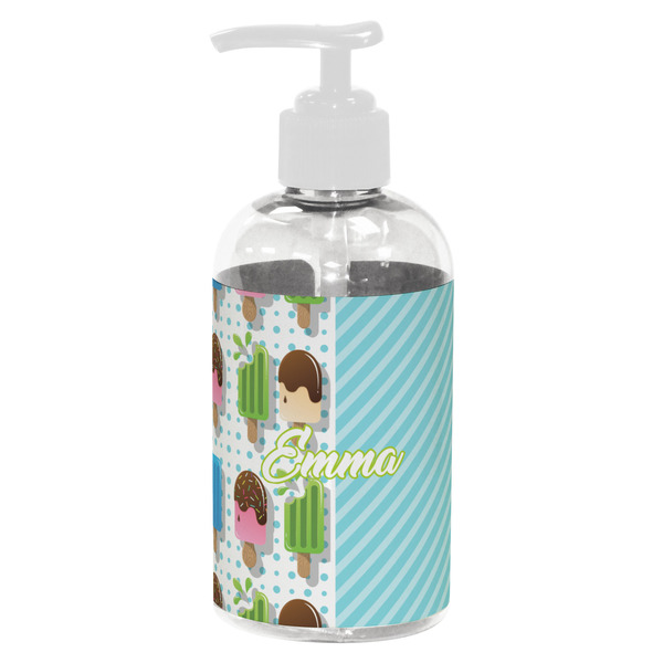 Popsicles and Polka Dots Small Liquid Dispenser (8 oz) - White