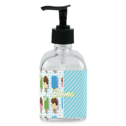 Popsicles and Polka Dots Glass Soap & Lotion Bottle - Single Bottle (Personalized)