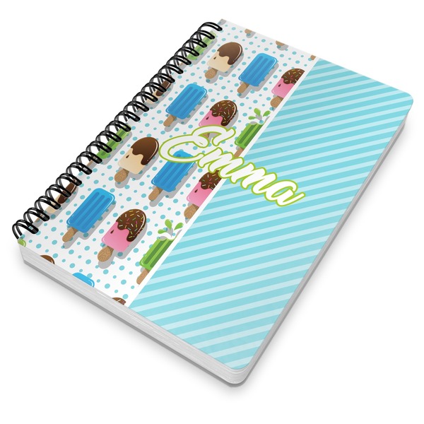 Popsicles and Polka Dots Spiral Journal 7 x 10 - Main