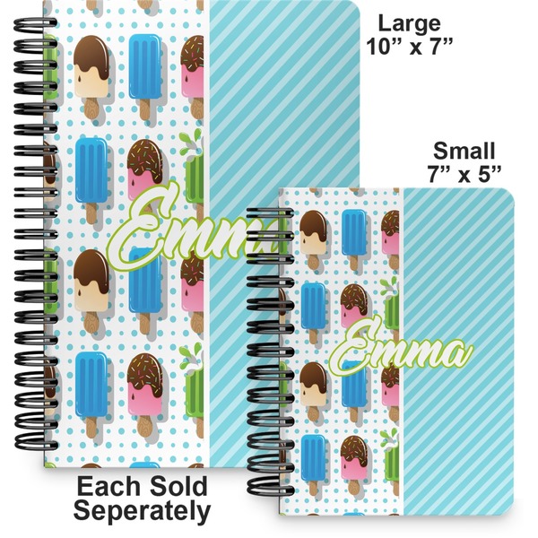 Popsicles and Polka Dots Spiral Journal - Comparison