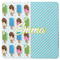 Popsicles and Polka Dots Square Rubber Backed Coaster (Personalized)