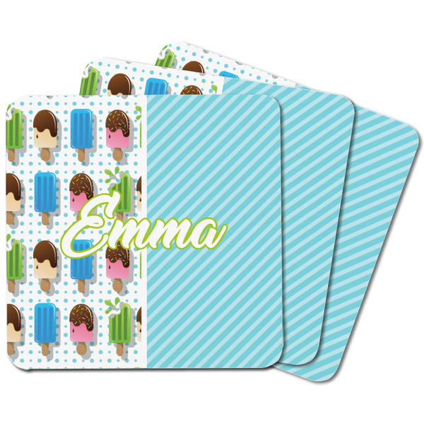 Popsicles and Polka Dots Square Fridge Magnet - MAIN