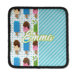 Popsicles and Polka Dots Iron On Square Patch w/ Name or Text