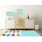 Popsicles and Polka Dots Square Wall Decal Wooden Desk