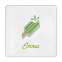Popsicles and Polka Dots Decorative Paper Napkins (Personalized)