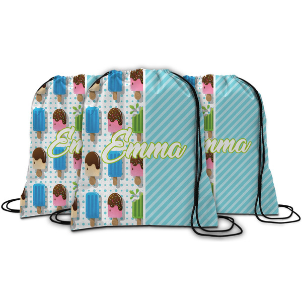 Popsicles and Polka Dots String Backpack - MAIN