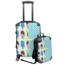 Popsicles and Polka Dots Kids 2-Piece Luggage Set - Suitcase & Backpack (Personalized)