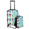 Popsicles and Polka Dots Kids 2-Piece Luggage Set - Suitcase & Backpack (Personalized)
