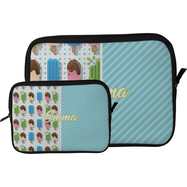 Popsicles and Polka Dots Tablet Sleeve (Size Comparison)
