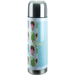 Popsicles and Polka Dots Stainless Steel Thermos (Personalized)
