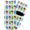 Popsicles and Polka Dots Toddler Ankle Socks - Single Pair - Front and Back