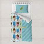 Popsicles and Polka Dots Toddler Bedding w/ Name or Text