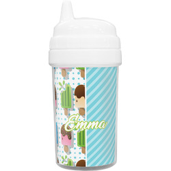 Popsicles and Polka Dots Toddler Sippy Cup (Personalized)