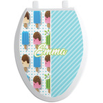 Popsicles and Polka Dots Toilet Seat Decal - Elongated (Personalized)