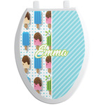 Popsicles and Polka Dots Toilet Seat Decal - Elongated (Personalized)