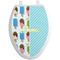 Popsicles and Polka Dots Toilet Seat Decal - Elongated (Personalized)