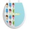 Popsicles and Polka Dots Toilet Seat Decal (Personalized)