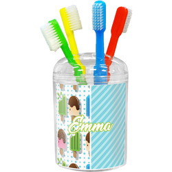 Popsicles and Polka Dots Toothbrush Holder (Personalized)