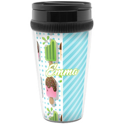 Popsicles and Polka Dots Acrylic Travel Mug without Handle (Personalized)