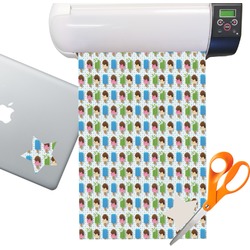 Popsicles and Polka Dots Sticker Vinyl Sheet (Permanent)