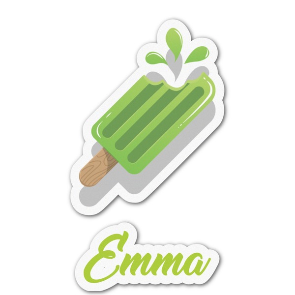 Custom Popsicles and Polka Dots Graphic Decal - Large (Personalized)