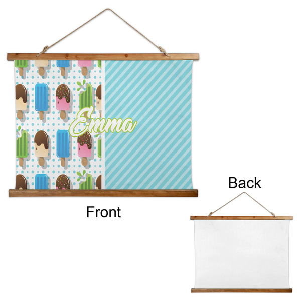 Popsicles and Polka Dots Wall Hanging Tapestry - Landscape - APPROVAL