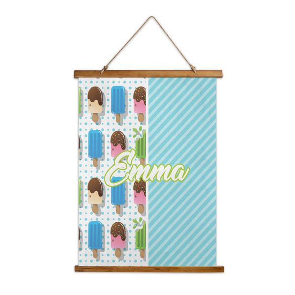 Custom Popsicles and Polka Dots Wall Hanging Tapestry (Personalized)