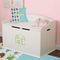 Popsicles and Polka Dots Wall Monogram on Toy Chest