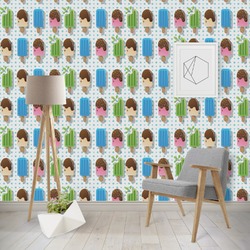 Popsicles and Polka Dots Wallpaper & Surface Covering (Peel & Stick - Repositionable)