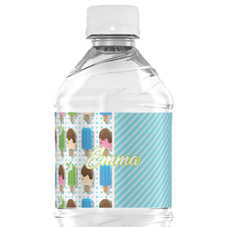 Popsicles and Polka Dots Water Bottle Labels - Custom Sized (Personalized)