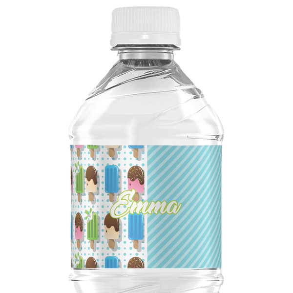 Custom Popsicles and Polka Dots Water Bottle Labels - Custom Sized (Personalized)