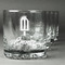 Popsicles and Polka Dots Whiskey Glasses Set of 4 - Engraved Front