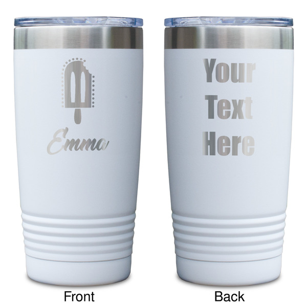 Popsicles and Polka Dots White Polar Camel Tumbler - 20oz - Double Sided - Approval