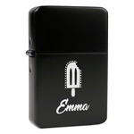 Popsicles and Polka Dots Windproof Lighter - Black - Double Sided & Lid Engraved (Personalized)