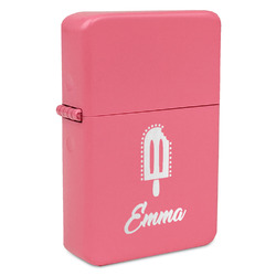 Popsicles and Polka Dots Windproof Lighter - Pink - Single Sided (Personalized)