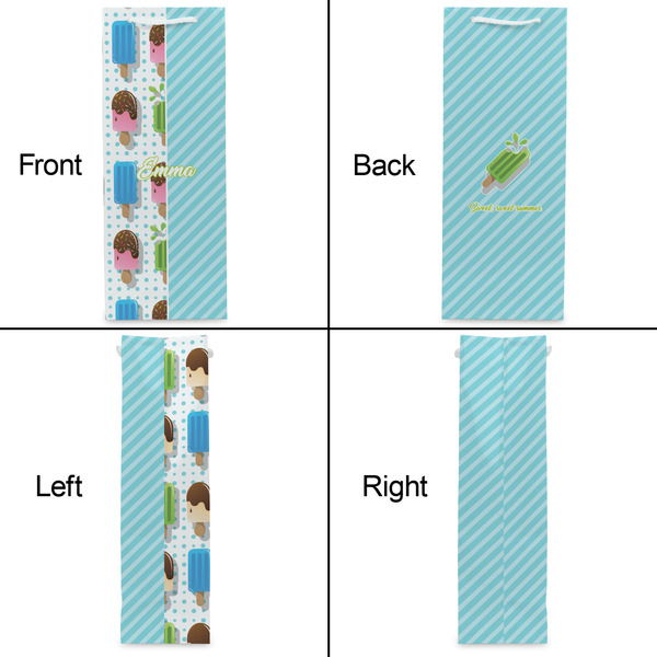 Popsicles and Polka Dots Wine Gift Bag - Matte - Approval