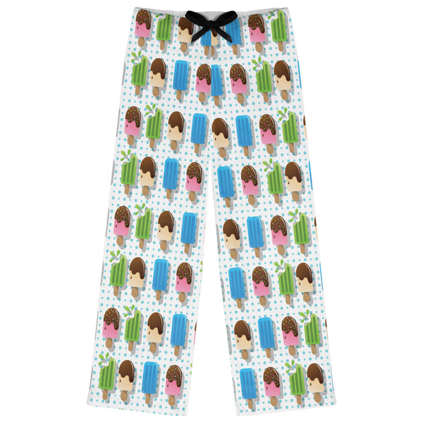 Custom Popsicles and Polka Dots Womens Pajama Pants - 2XL