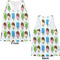 Popsicles and Polka Dots Womens Racerback Tank Tops - Medium - Front and Back