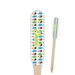 Popsicles and Polka Dots Paddle Wooden Food Picks - Double Sided (Personalized)