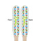 Popsicles and Polka Dots Wooden Food Pick - Paddle - Double Sided - Front & Back
