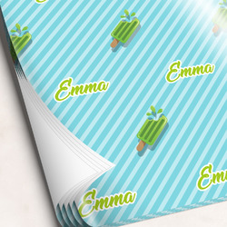 Popsicles and Polka Dots Wrapping Paper Sheets (Personalized)