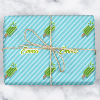 Popsicles and Polka Dots Wrapping Paper (Personalized)