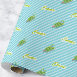Popsicles and Polka Dots Wrapping Paper Roll - Large - Matte (Personalized)