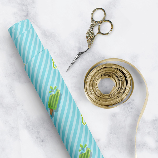 Popsicles and Polka Dots Wrapping Paper Rolls - Lifestyle 1