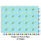 Popsicles and Polka Dots Wrapping Paper Sheet - Double Sided - Front