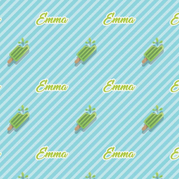 Popsicles and Polka Dots Wrapping Paper Square