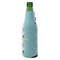 Popsicles and Polka Dots Zipper Bottle Cooler - ANGLE (bottle)