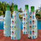 Popsicles and Polka Dots Zipper Bottle Cooler - Set of 4 - LIFESTYLE