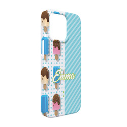 Popsicles and Polka Dots iPhone Case - Plastic - iPhone 13 Pro (Personalized)