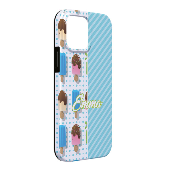 Custom Popsicles and Polka Dots iPhone Case - Rubber Lined - iPhone 13 Pro Max (Personalized)